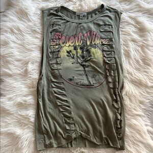 🌵DESERT GRAPHIC CUT-OUT MUSCLE TANK🌵